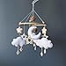 Felt Moon and Stars Baby Mobile for Crib – Boho Nursery Decor, Gender Neutral Hanging Mobile for Newborn, Baby Shower Gift