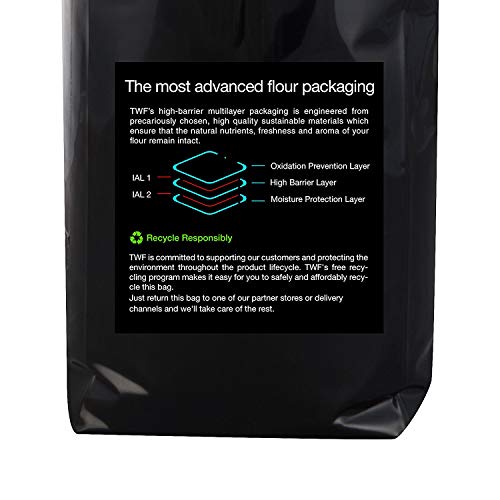 Image of TWF Indie Flour Organic Wheat Atta| No Bleach | No preservatives | No Artificial Flavor | Rich in Micro-nutrients, 5kg*2 units, 10000 gram