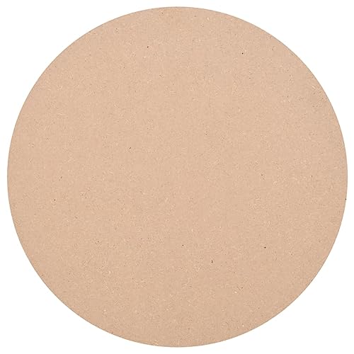vidaXL Tablero Mesa Redondo MDF 500x18mm Mobiliario Accesorios Mesas Muebles