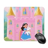 Plusieurs styles : ce tapis de souris élégant Princesse dans le château a de nombreux styles mignons et élégants au choix, choisissez un pour égayer votre espace de travail. Tapis de souris d'excellente qualité et meilleur service. Le joli tapis de souris dispose d'un excellent effet de verrouillage de la couleur, ne se décolore pas après un nettoyage répété.