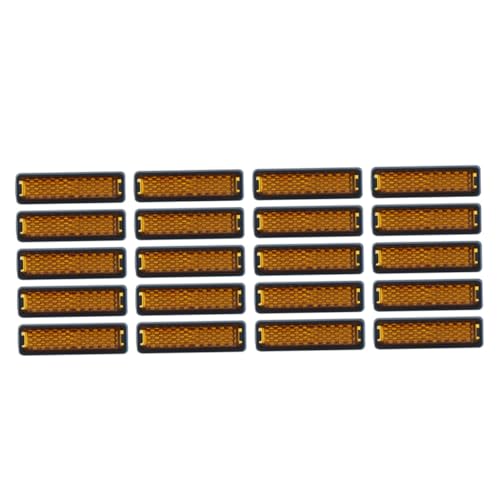 POPETPOP 20pcs Foot Pedal Reflector Kit for Warning Device Easy Installation Bike Accessories for Enhanced Night Visibility and Unique Style