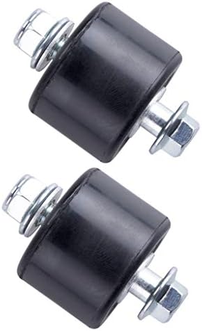 MRELC Black Lower Chain Roller Guide Set For Yamaha YFZ 350 Banshee 1987-2006,2 PCS (8mm)