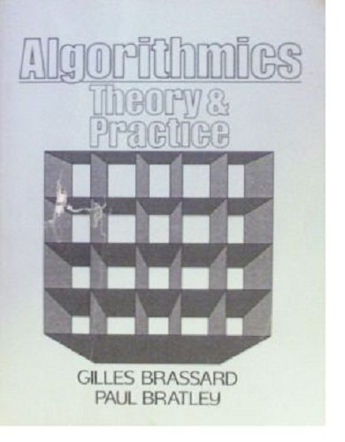 Algorithmics: Theory and Practice 0130232432 Book Cover