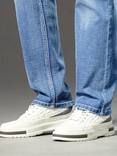 Image of Ben Martin Men's Smart Fit Stretchable Jeans || Mid-Rise Denim Pants with Whisker Wash || Premium Casual Wear Jean for Men || 5 Pocket Jean's for Men's (3)