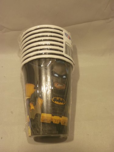 Bicchieri in cartoncino batman lego 8pz 266ml