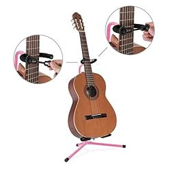 Classic Cantabile GS-30 PK Support pour guitare Rose - Les Beatles, Paul McCartney, John Lennon, RIngo Starr, George Harrison Classic Cantabile GS-30 PK Support pour guitare Rose – Image 3