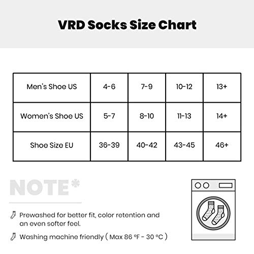 Vrd - Men's Bamboo Dress Socks For Men - Soft Casual - 5-Pack - Patterned Designed - Comfortable Odorless - Men's Socks & Hosiery - Size 8-12 Navy Blue #TOP6
