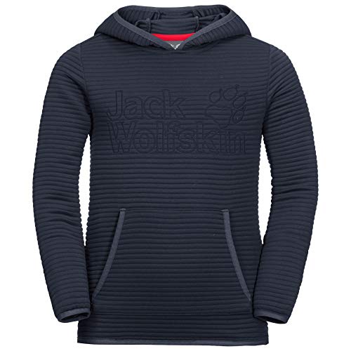 Preisvergleich Produktbild Jack Wolfskin Kinder Modesto Hoody Kids Warmer Fleecepullover, Night Blue, 128
