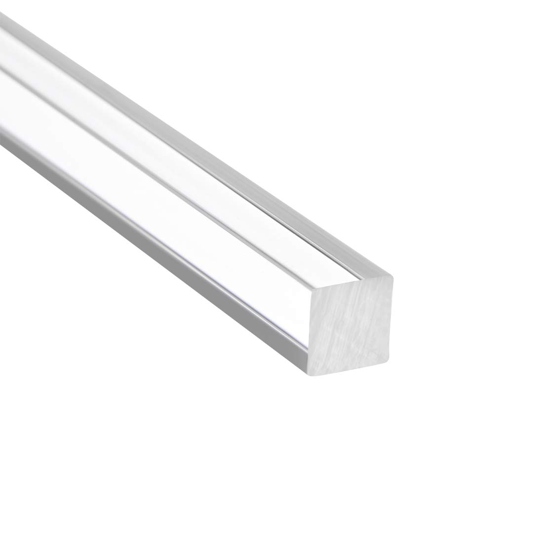 Clear Acrylic Rods - 8mm x 8mm x 250mm -3 Clear Acrylic Rods - 8mm x 8mm x 250mm -3