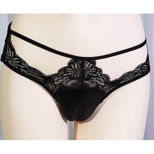 ACSUSS Mens Lace Hiding Gaff Panties Brief Thongs for Crossdressing Transgender Sissy Underwear2