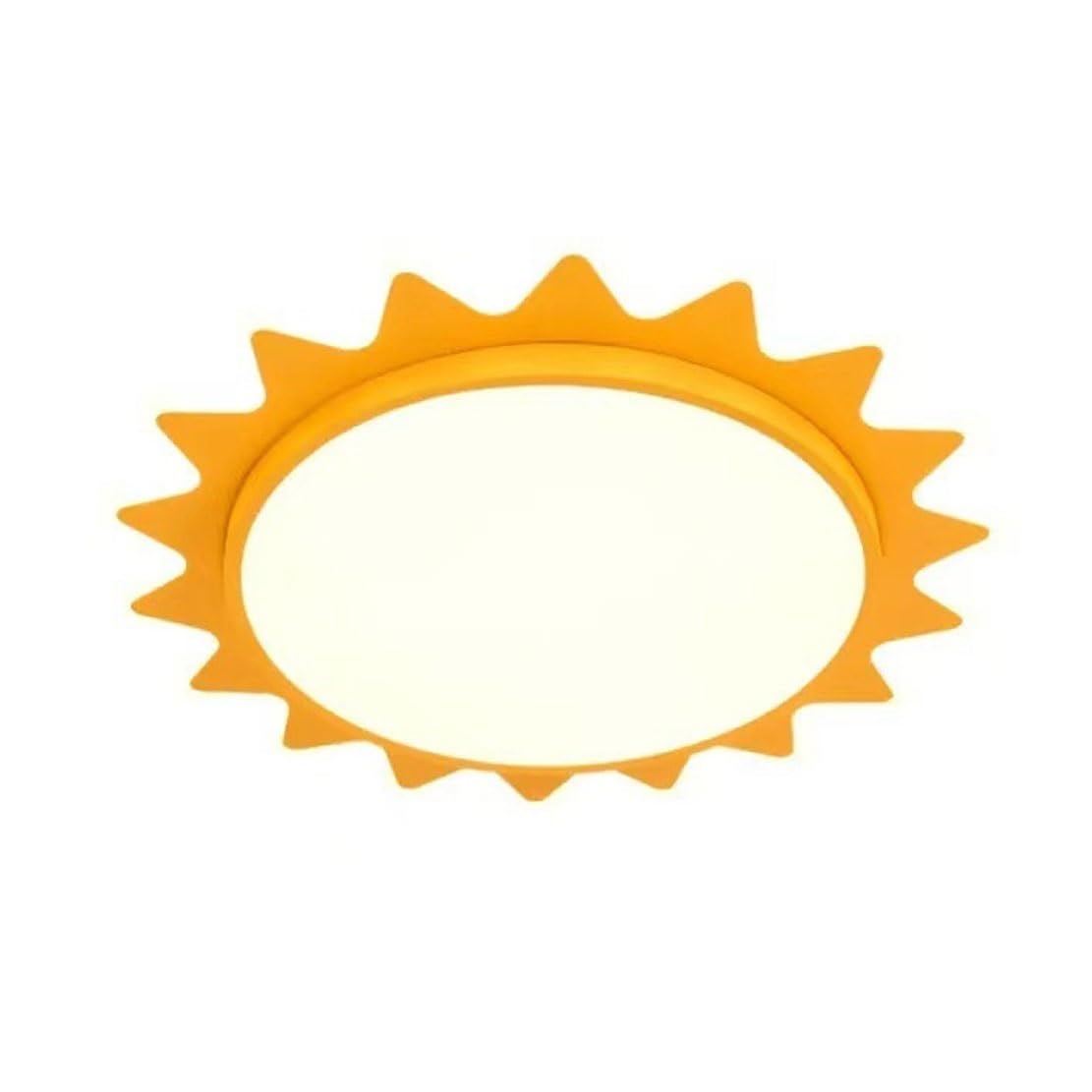 Plafonnier enfant jaune soleil lampe LED décorative 42cm plafonnier tournesol encastré