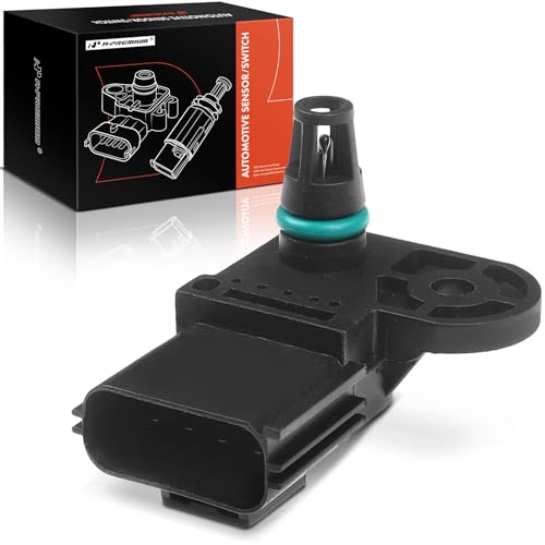 A-Premium Manifold Absolute Pressure Sensor Compatible with Ford Escape 05-17 Focus Fusion Ranger Transit Connect Lincoln MKZ Mazda 3 5 6 B2300 CX-7 Tribute Mercury Mariner Milan
