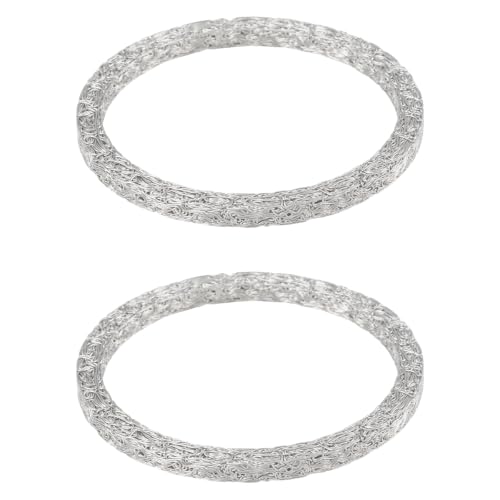 YINETTECH Lot de 2 Joint Fil Collecteur d’Échappement Replace OEM 65324-83 48 x 41 x 3 mm Compatible avec Harley-Davidson Modèles