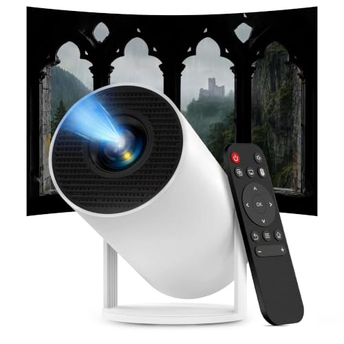 Image of XKTUJW Mini Projector with WiFi and Bluetooth,4K Support Portable Projector