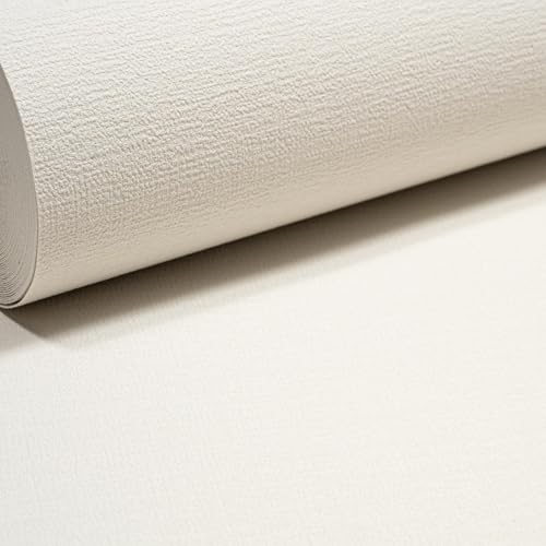 Image of SOPHIE LAURENCE Plain Off White Textured Wallpaper Free Match Paste The Wall Living Room Hallway Cream Embossed