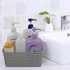 Morcte Black Plastic Storage Basket Bins Organizer 4-Pack - View #13
