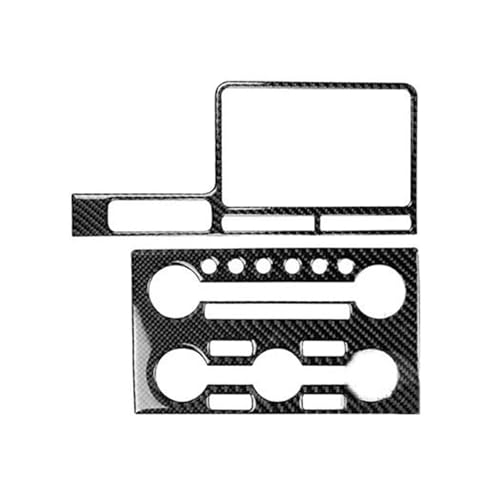 Z^[R\[Xgbv Car Radio Console Sticker Navigation Display Surround Cover Accessories Decoration For GTR R35 2008-2016(ubN,LHD