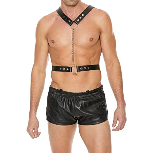 Harnais cuir noir Twisted Bit idéal pour vos soirées gothiques chic