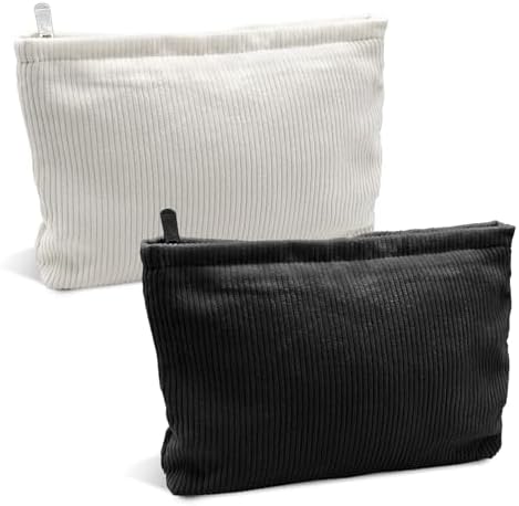 2 Pièces Petite Pochette Maquillage Trousse de Maquillage Femme T...