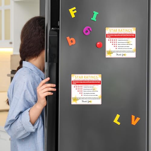 Oudain 5 imanes estrella para decoración miniatura 5