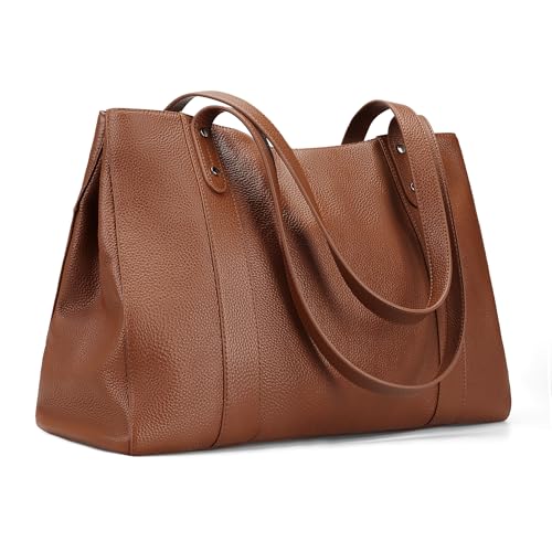 befen Genuine Leather Laptop Tote
