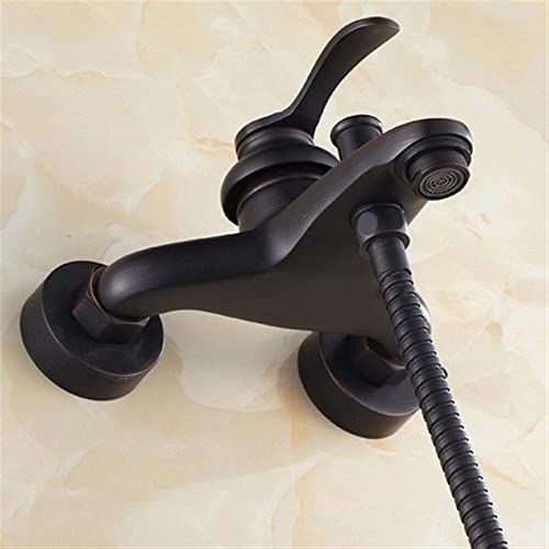Robinet de douche en bronze de style européen avec pommeau à main pour salle de bain et WC