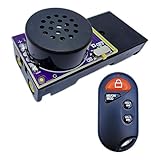 MacroTrek Cricket Noise Maker Prank with Remote-Controlled & Timer,Hidden 20-Sound Chirping Noise Device for Office Pranks,April Fools Day Gifts,Party Gags