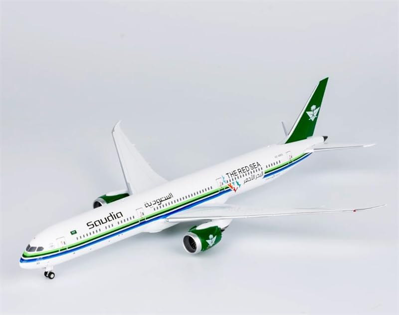 ACE HOBBY for NG Models Saudia Arabia for Boeing B787-10 HZ-AR33 The RED SEA 1:400 Aircraft Pre-Built Model