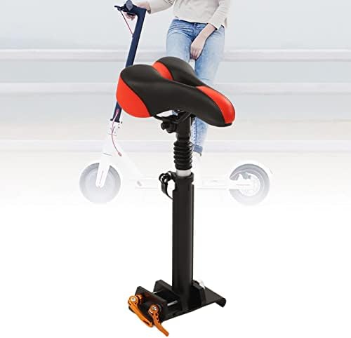 Miniatura 2 de Alomejor Sillín de asiento plegable, cómodo y duradero, marco de aleación de aluminio, diseño de absorción de golpes, para scooters eléctricos, para