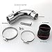 NIBBI Air Filter Intake Curve Pipe High Performance Air Intake Elbow Cold Air Intake Fit for GY6 Engine