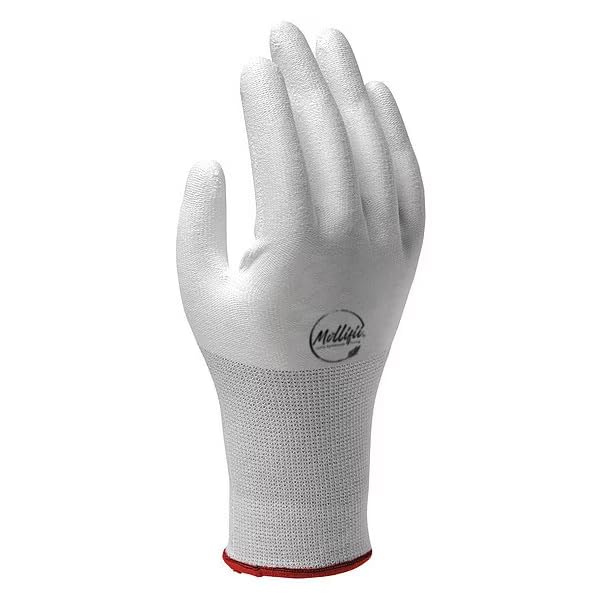 MOLLIFII Cut Resistant Coated Gloves, A3 Cut Level, Polyurethane, S, 1 PR