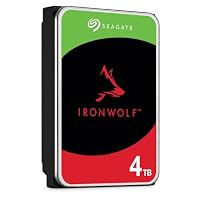 Seagate IronWolf 4TB interne Festplatte, NAS HDD, 3.5 Zoll, 5400 U/Min, CMR, 64 MB Cache, SATA 6GB/s, Silber, inkl. 3 Jahre Rescue Service, FFP, Modellnr.: ST4000VN006 – Ansicht 2