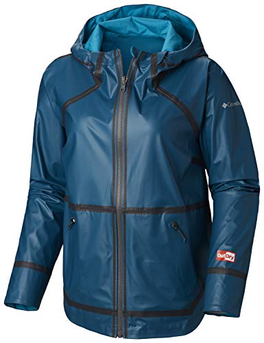 Columbia Women's Outdry Ex Reversible II Jacket, Waterproof & Breathable, Large, Siberia