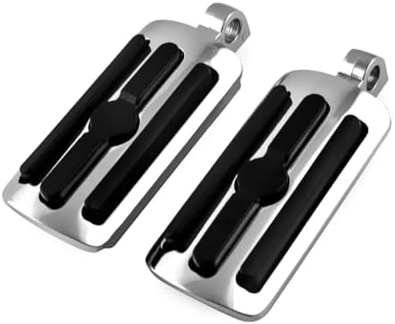 Black Motorcycle Highway Foot Pegs Aluminum Footpegs Rest For - Foto 4