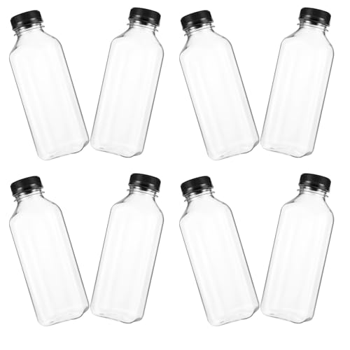 JOINPAYA �y�b�g�{�g���e�� 500ml ���L���b�v�t�� PET�� �ۑ��p�W���[ 8�Z�b�g �Ȉ����ۑ� �l�W���W �����₷�� �����̕ۊ� �ɍœK