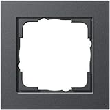 Stil: Single Gira 021123 Abdeckrahmen 1-fach Gira E2, anthrazit