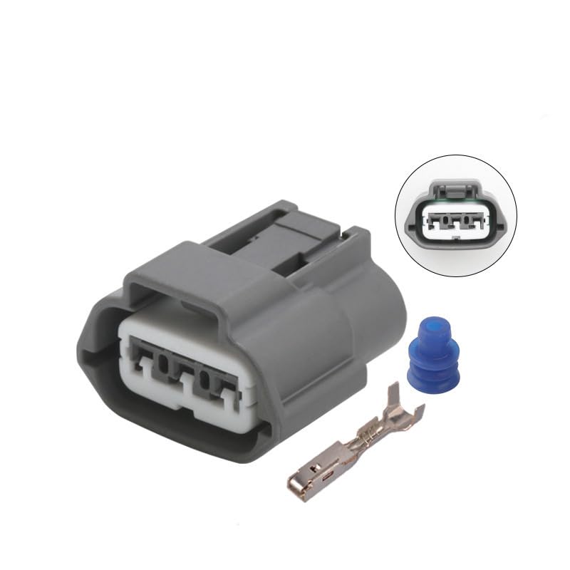 3pin Automotive Waterproof Connector with Terminal Ignition Coil high Pressure Bag Plug for Nissan TEANA BYD F0 6189-0779 - (Color Name: 5pcs)