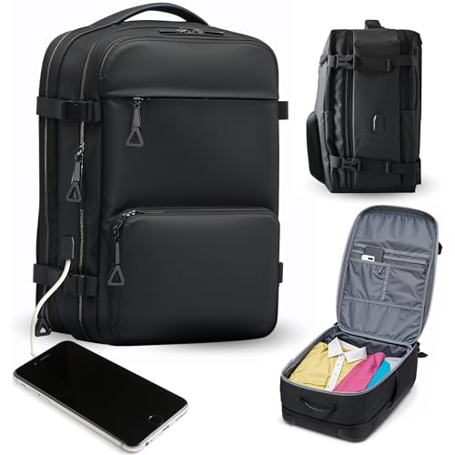 Mochila De Viagem - Expansiva, USB Para Carregamento, Aprovada Companhia Aereas, 45 litros, Espaço N
