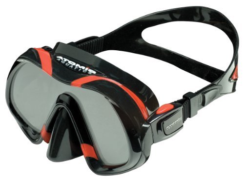 Atomic Aquatics Venom Mask, Black/Red