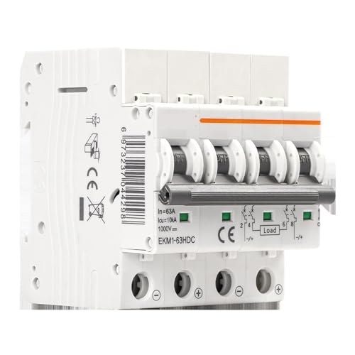 Disyuntor DC 1000V pequeño de 2 polos para cajas de proteccion solar 2