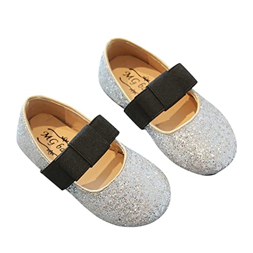 sfdgfhyf Toddler Princess Shoes Summer Children And Girls Sandals Flat Bottom Casual Shoes Round Toe Slip On Elastic