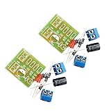 Design adapté aux débutants : dispose d'une disposition PCB simple avec des diodes IN4007 clairement marquées pour des exercices de soudure faciles, idéal pour les étudiants en électronique et les amateurs qui apprennent les bases du circuit