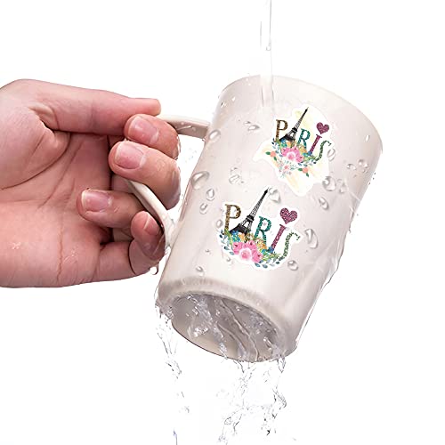Lost in Paris Stickers |50Pcs ASL Stickers Waterproof Vinyl Decals for Water Bottles Laptop Luggage Cup Computer Mobile Phone Skateboard Guitar Helmet Snowboard Decor (Lost in Paris Stickers)