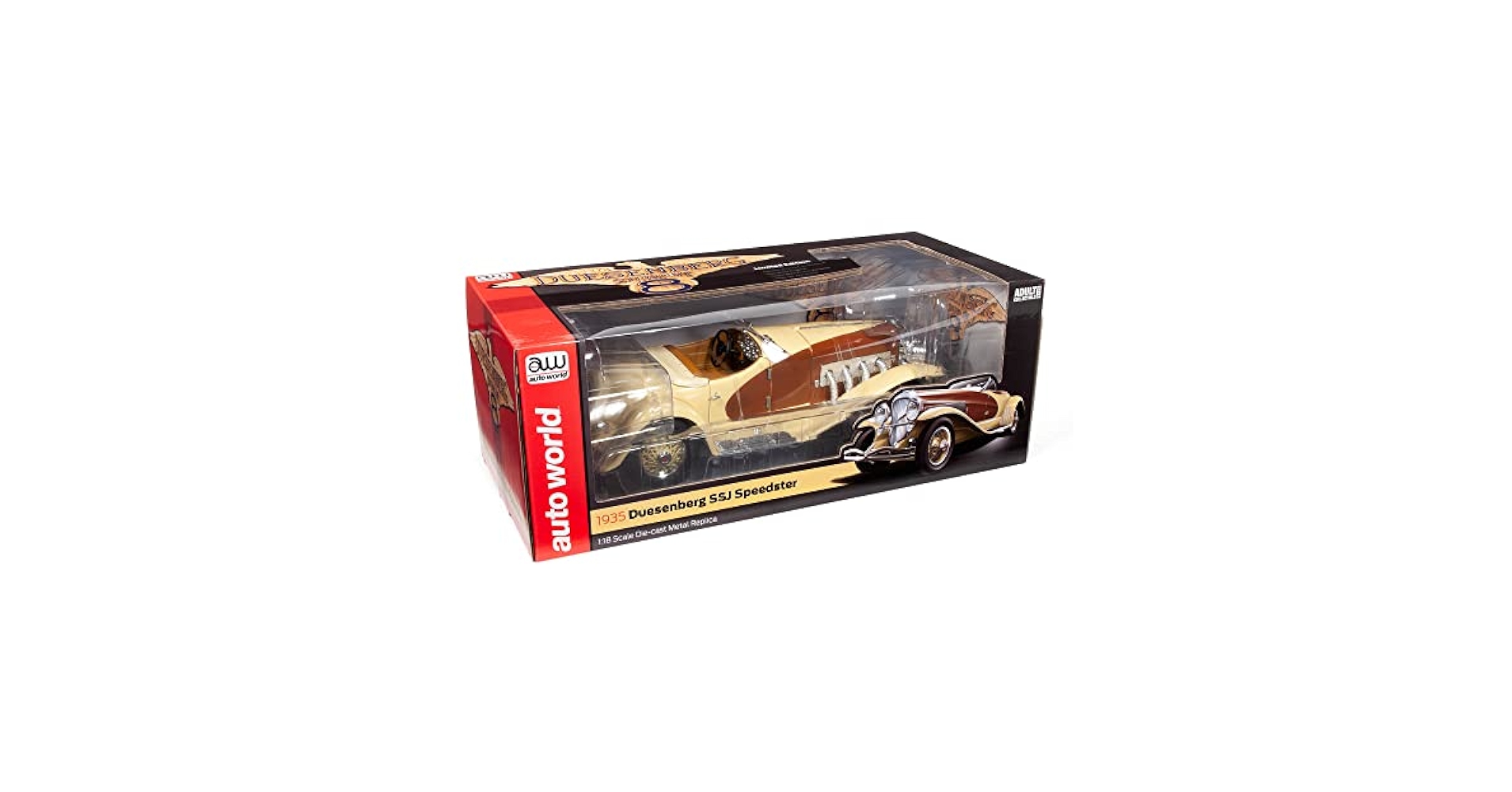 Amazon.com: Auto World 1935 Duesenberg SSJ Speedster 1:18