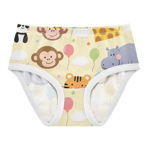 Training Panties Breathable Triangle Panties Comfort Underwear for Toddler Girls in Sizes 2T,3T, 4T, 5T, 6Y and 8Y