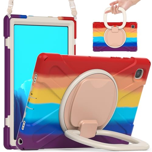 Protection Samsung Galaxy Tab A7 robuste JZ Heavy Duty avec béquille rotative 360