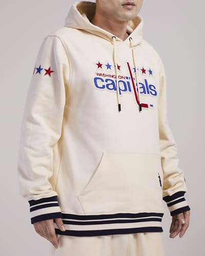 Image of Pro Standard Men's NHL Retro Classics Brushed Back French Terry Pull Over Hoodie