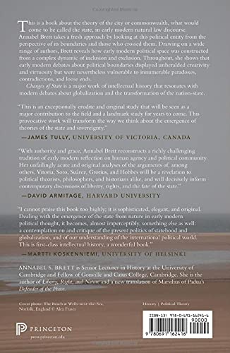 Changes Of State: Nature And The Limits Of The City In Early Modern Natural Law #TOP24