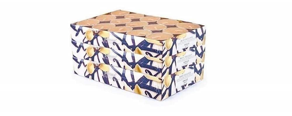 pajoma 45 velas perfumadas, 3 x 15 unidades, muchos aromas a elegir (vainilla)