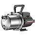 Produktbild Kreiselpumpe, einstufig, 1 x 720 W, 0,47 kW, 50 Hz, für Haus und Garten, Modell JP 3-42 S-BBVP, 40,5 x 40,5 x 20,3 cm, Schwarz (99458766)